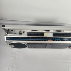 Vintage GE Mini AM FM FM Stereo Dual Cassette Recorder 3-6210 Excellent Box
