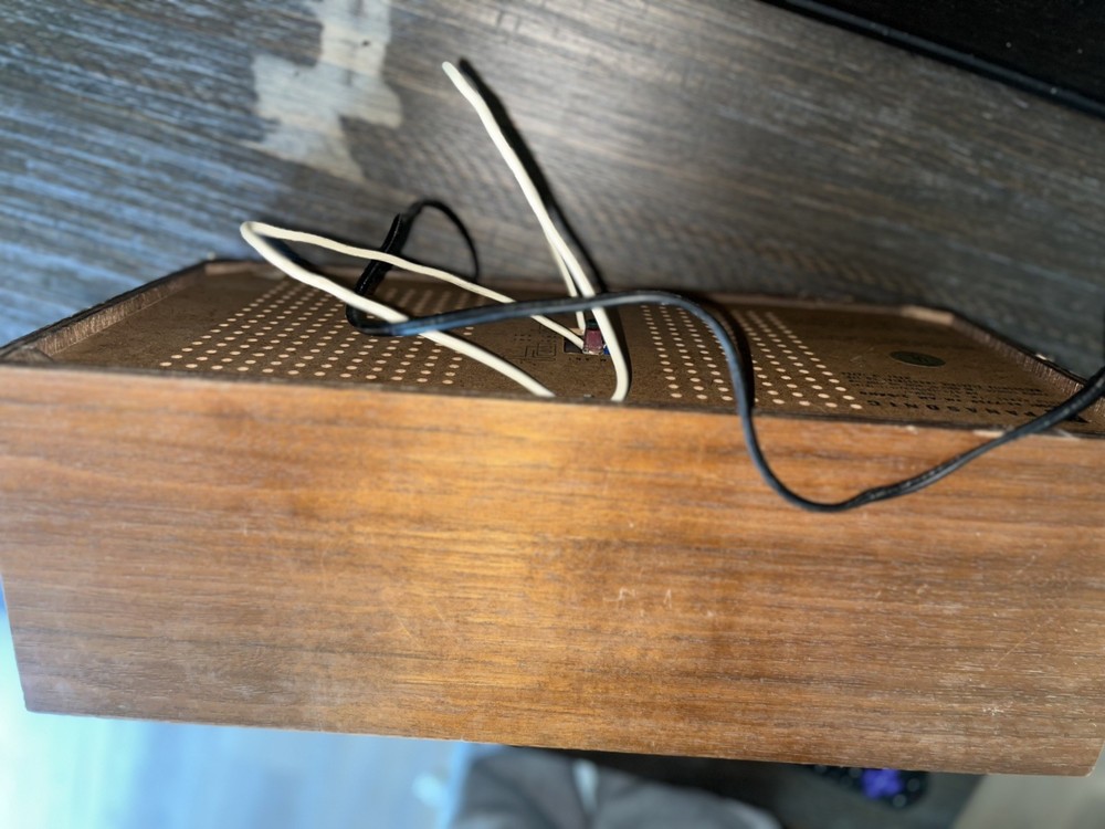 Panasonic RE-7259 FM-AM 2-Band Desktop Tabletop Wood Radio Vintage 1975