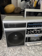 JC Penney Surround Sound AM/FM Stereo Radio Cassette Player Recorder Boom Box