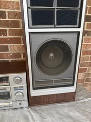 🍊Vintage 1980s Soundesign 5642 Stereo/ Cassette Tape Player w/0707A Speakers!