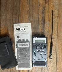 Sony Air-8 Handheld Synthesized Receiver 4-Band PSB/AIR/FM/AM Radio Manual Cover