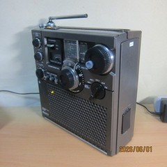 SONY ICF-5900 Sky Sensor 5-band Radio Later Model w/Separate Timer Apter Working
