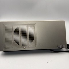 Vintage Silver Digital Hitachi Clock/Radio/Alarm AM/FM Model KC-680H Works!!