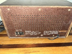 Sony TFM-9440W Vintage AM FM Radio Wood Grain Analog Tested Working