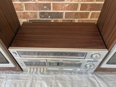 🍊Vintage 1980s Soundesign 5642 Stereo/ Cassette Tape Player w/0707A Speakers!