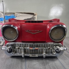 Chevy &rsquo;57 CR-1957 Radio AM/FM Stereo Cassette Player by Randix No Cord Untested
