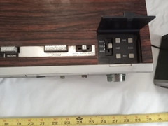 GE AM/FM clock radio cassette recorder – Model 7 4984A, tested & working.