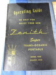 ZENITH TRANS-OCEANIC G500 5G40 Vintage Shortwave Ham Radio receiver (YouTube!)