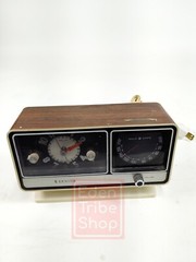 Futuristic Vintage circa 1965 Zenith Model F252W AM/FM Alarm/Clock Radio