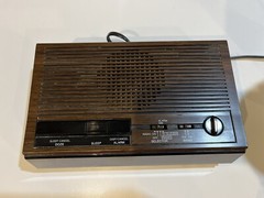 Clock Panasonic RC-6060 Vintage Woodgrain Digital Alarm AM/FM Radio Tested Vntg