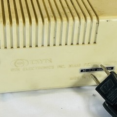 Vintage DYN Electronics Flip Dial Alarm Clock AM/FM Radio DS-4531 ATOMIC MCM