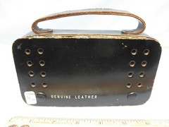 WORKING BLACK 1959 REALISTIC 8 TRANSISTOR RADIO-by TOSHIBA RADIOORPHANAGE