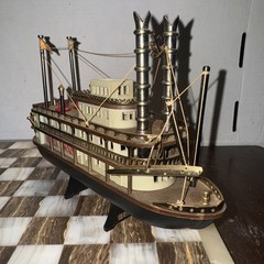Mark Twain Riverboat AM Radio Disneyland Souvenir Working Japan Vintage Read*