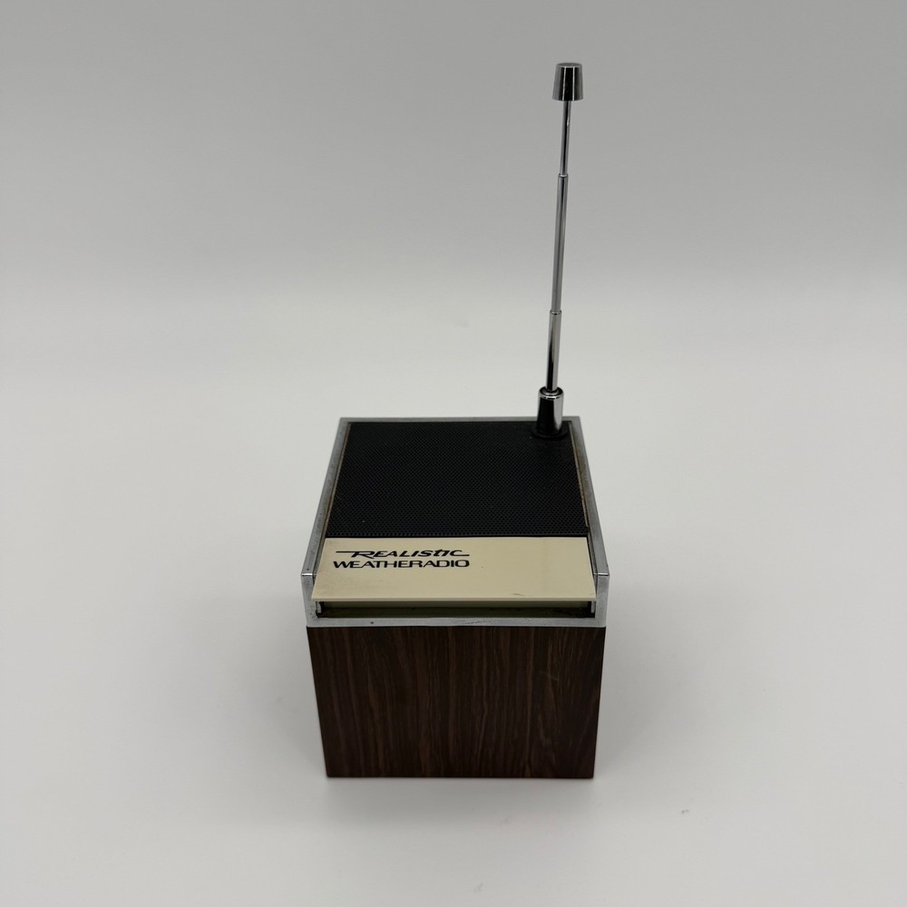 Vintage Realistic WeatherRadio 12-165 Radio Shack Cube Weather Radio