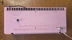 Vtg 1960s Barbie Pink Emerson LifeTimer II Clock Tube Radio G1705 Tested Working