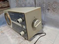 Rare Silver RS-520 Tube Radio Shirasuna Denki Bluetooth 2Band Mid-Century Japan