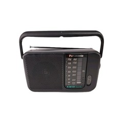 Panasonic Portable AM FM Radio AC Battery Operated Analog Tuner Speaker Antenna