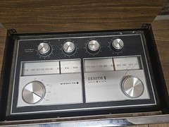 Vintage 1960s Zenith Z448 Solid State Whirlaway Stereo AM/FM Radio Tested&Works