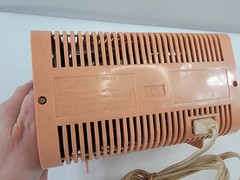 1940-50s AIWA Pink AM Radio Built-In Antenna Table Top Plug-In Made in Japan