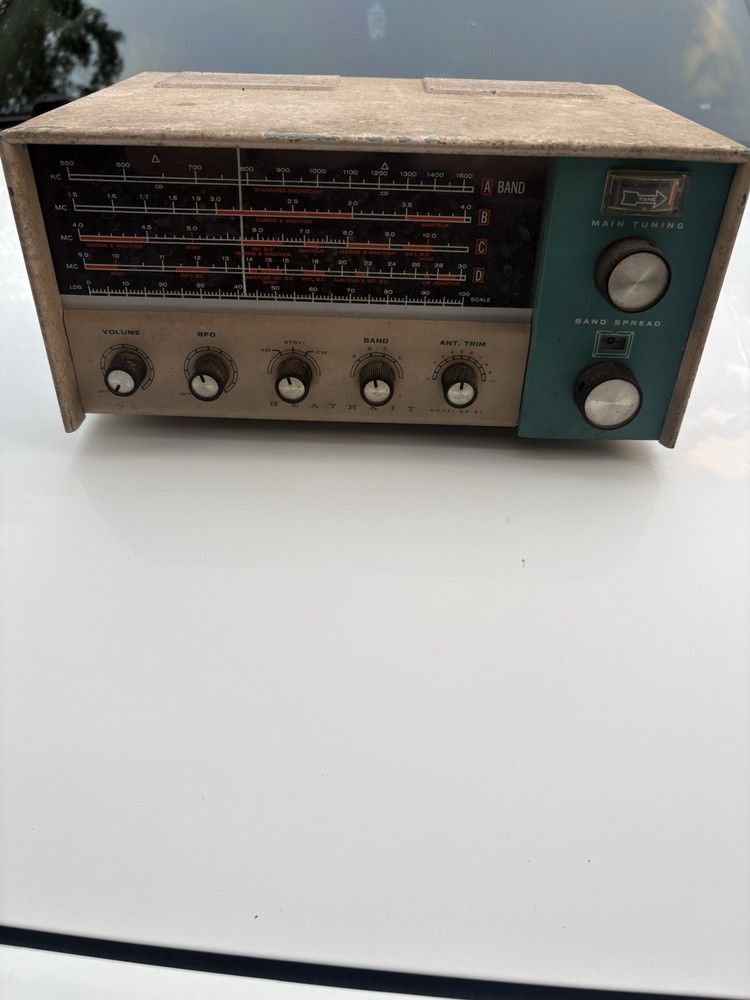 Heathkit GR-91 Vintage Shortwave Receiver Radio w/ Noise Limiter, MPN GR-81
