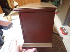 Vintage General Electric AM/FM Table Top Radio Wood Case Dual Speaker