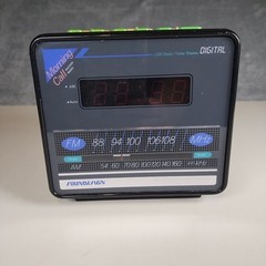 Soundesign Retro Cube Morning Call AM/FM Electronic Clock Radio 3634 Parts Only