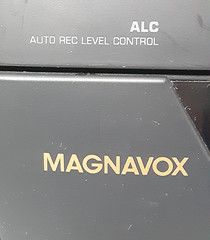 VINTAGE Magnavox DOUBLE DECK Cassette Player w/ CORD Portable AM/FM #AW 7030/17