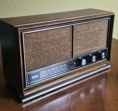 Vintage RCA FM/AM Radio Model RVC 742W Walnut Japan Works Great