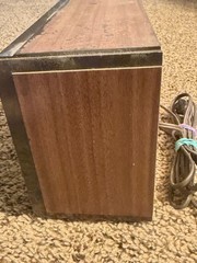 RCA RZC243W AM/FM Radio Wood Case Tone & Tuning Control Vintage Tabletop