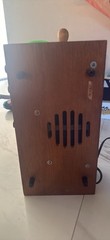 Vintage Sony Soild State 8FC-45W AM FM Clock Radio Wood Case 1960s Japan WORKS