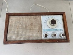 KLH MODEL TWENTY ONE FM RECEIVING SYSTEM WOOD CABINET 50 YEAR OLD STEREO 🟠🟠