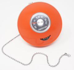 Vintage Soundesign Red Space Capsule Pocket AM Radio Works