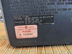 Rare Vintage JIL Candle 3 Band AM/FM/CB Transistor Radio Model LT- 528 (READ)