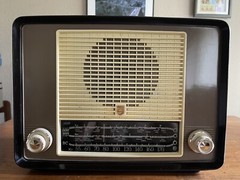 PHILIPS Tube Radio Model 175 AM/ Short Wave Fully Restored With Bluetooth