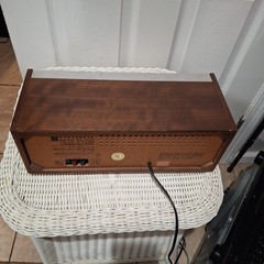 Vintage Panasonic RE-7369 Transistor Radio Brown 2-Band FM/AM Volume Control