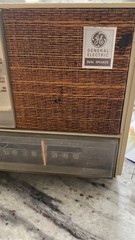 General Electric Vintage Dual Speakers Radio