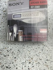 SONY ICF-C503 Kitchen Radio Under Cabinet TV/WEATHER/FM/AM