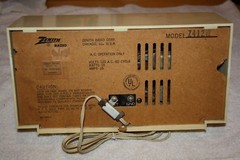 1968 Vintage ZENITH MODEL Z412 FM/AM TABLE RADIO – « THE ASTOR » USED