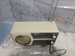 Rare Silver RS-520 Tube Radio Shirasuna Denki Bluetooth 2Band Mid-Century Japan