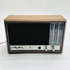 General Electric T2270B Vintage Radio AM/FM Dual Speaker 120V Solid State 10W