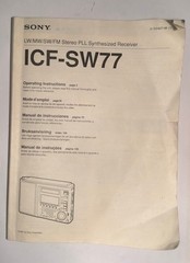 Sony ICF-SW77 LW/MW/SW/FM Stereo Receiver