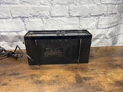 Mid Century AMOCO Flip Clock Radio Woodgrain AM/FM Japan Made Alarm Vintage