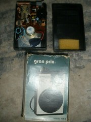 Vintage Transistor Radio Gran Prix 5 AM Solid State Portable Receiver Hong Kong