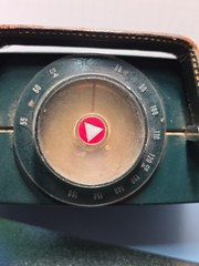 Vintage 1950s GE AM Tube Radio Green General Electric Works Model 630