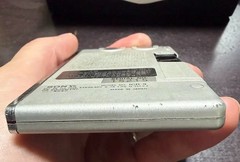 SONY ICR-9 AM Receiver Pocket size Silver Vintage 1977 Tested & Working.