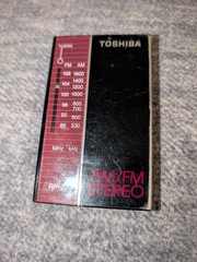 VTG Toshiba RP-27 Portable AM/FM Stereo 2 Band Receiver! Tested & Working! Read!