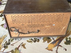 Vintage RCA Radio Solid State AM/FM Long Range walnut TRF RZC 275W Japan VIDEO