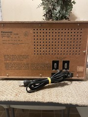 Vintage Panasonic RE-6286 AM/FM Radio Walnut Woodgrain Matsushita Japan