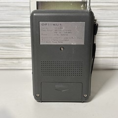 Vintage Radio Shack Optimus AM FM Pocket Radio 12-454A W/ Box Handheld Tested