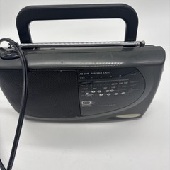 Magnavox AE2145 Portable AM FM TV Weather Radio Black . Tested And Working.